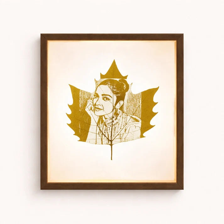 Custom Leaf Photo Frame – Personalized Artistic Memory Frame