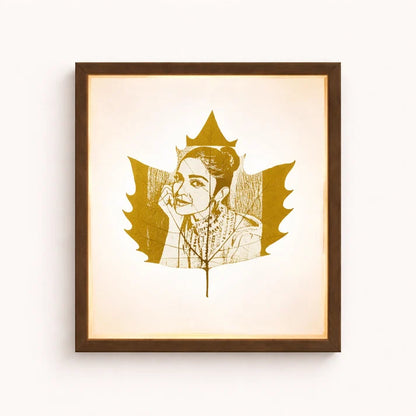 Custom Leaf Photo Frame – Personalized Artistic Memory Frame