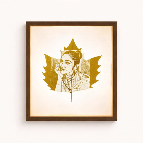 Custom Leaf Photo Frame – Personalized Artistic Memory Frame