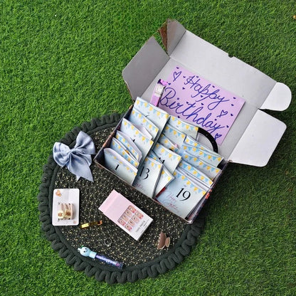 Birthday Surprise Countdown Gift Box | 1–19 Days Memory & Gift Reveal Box